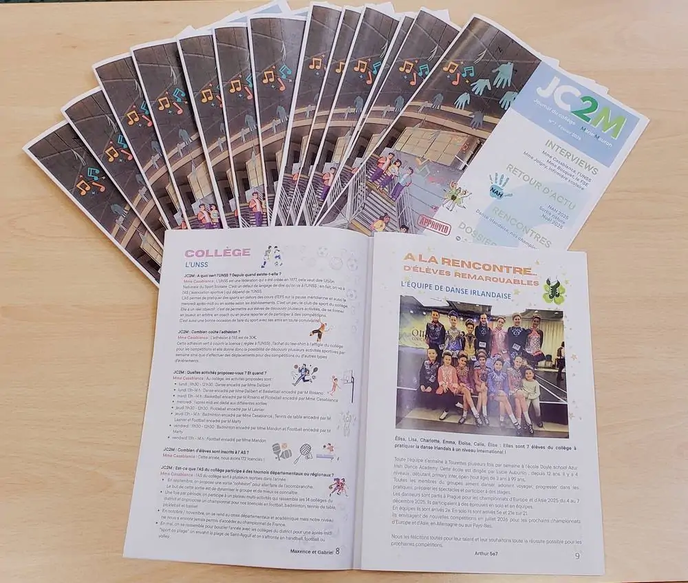 Un journal au collège… C&rsquo;est nouveau !